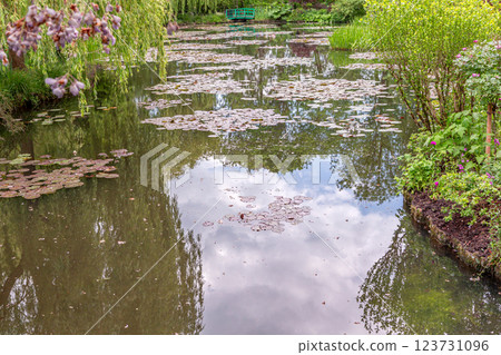 gardens of painter Claude Monet in Giverny, France gardens of painter Claude Monet in Giverny, France 123731096