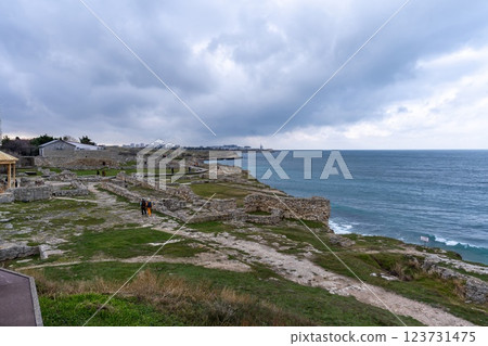 Old Chersonesos, Tauride Crimea, Russia Old Chersonesos, Tauride Crimea, Russia 123731475