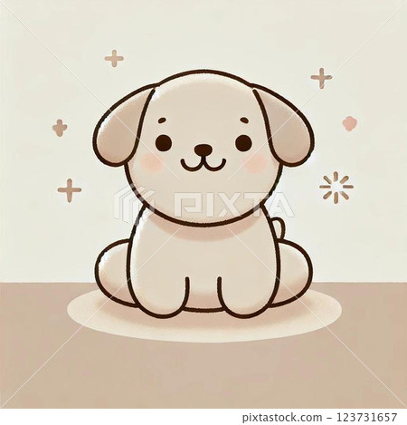 Dog cute illustration pet 123731657