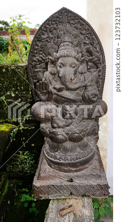 A statue of ganesha in bali, indonesia A statue of ganesha in bali, indonesia 123732103