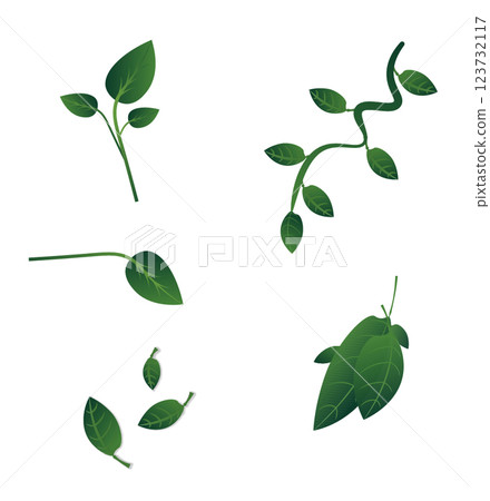 Minimalist Leaf Vector Pack Perfect for World Environment Day Minimalist Leaf Vector Pack Perfect for World Environment Day 123732117