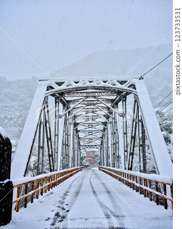 白雪皚皚的鄉村 白雪皚皚的鄉村 123733531