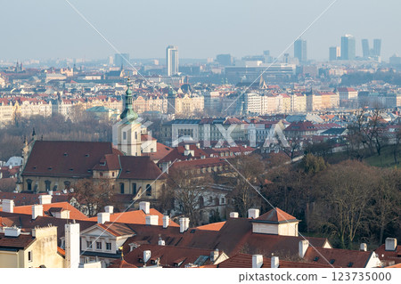 Cityscape view of Prague, capital city of Czech Republic 123735000