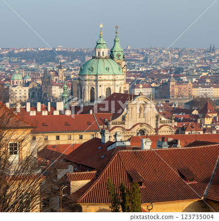 Cityscape view of Prague, capital city of Czech Republic 123735004