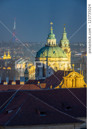 Cityscape view of Prague, capital city of Czech Republic Cityscape view of Prague, capital city of Czech Republic 123735024