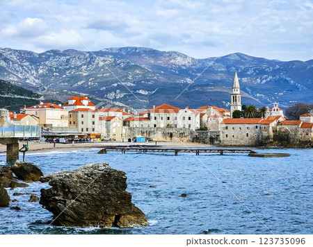 he Old Town of Budva: A Coastal Treasure of Montenegro he Old Town of Budva: A Coastal Treasure of Montenegro 123735096