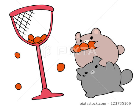 運動日投球貓熊 123735109