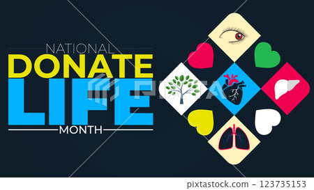 National Donate Life Month, Give the Gift of Life National Donate Life Month, Give the Gift of Life 123735153