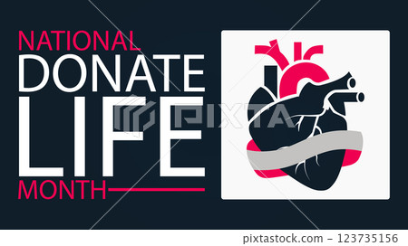 National Donate Life Month, Give the Gift of Life 123735156