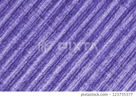 Ridge fluffy macro texture corduroy purple cloth. Large ribbed, diagonal weaving fabric background Ridge fluffy macro texture corduroy purple cloth. Large ribbed, diagonal weaving fabric background 123735377