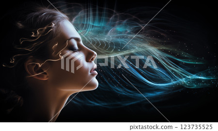 Modern concept of receiving information and sensations 123735525