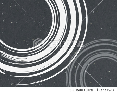 Circle-drawn Japanese paper background material texture Circle-drawn Japanese paper background material texture 123735925