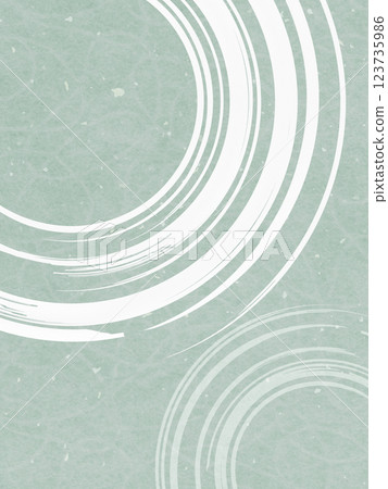 圓形畫日本紙背景材質紋理 123735986