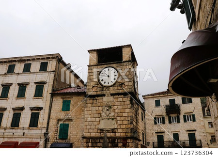 World Heritage Site Kotor Old Town Square Montenegro World Heritage Site Kotor Old Town Square Montenegro 123736304