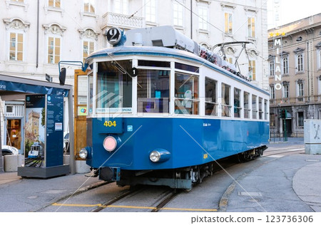 Trieste tram, tram, Italy, Europe 123736306