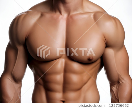 Muscular man 123736662