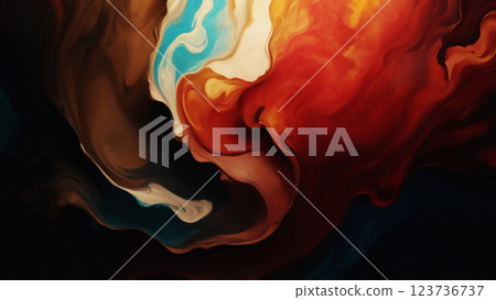 Speckled background design: AI-generated material 123736737