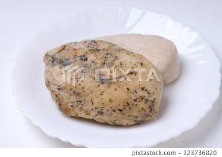 Herb chicken salad ingredients Herb chicken salad ingredients 123736820