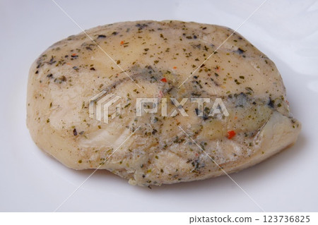 Herb chicken salad ingredients 123736825