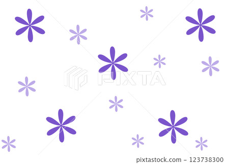 Purple simple flower background material 123738300