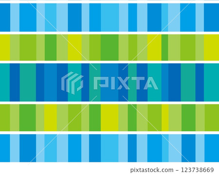 Geometric pattern blue green 123738669