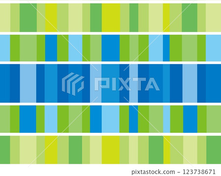 Geometric pattern blue green 123738671