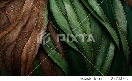 粗糙粒狀深綠色棕色背景 123738792