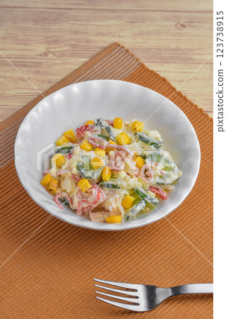 Chinese yam salad 123738915