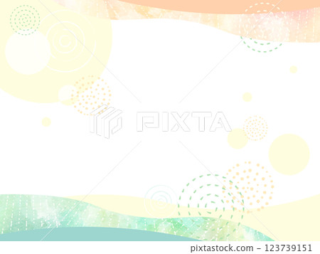 Colorful spring image frame Colorful spring image frame 123739151