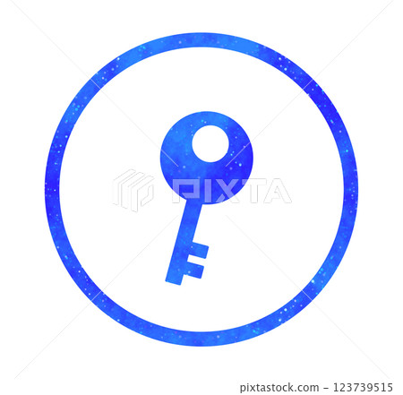 Blue starry sky | Key icon Blue starry sky | Key icon 123739515