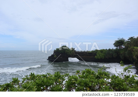 Tanah Lot Temple in Bali 123739589