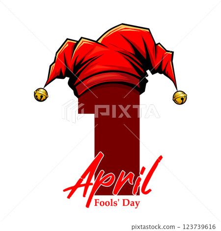 Date April 1st, International April Fools Day or All Fools Day 123739616