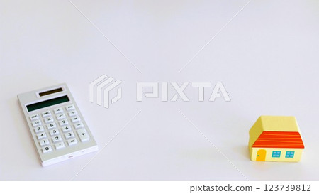 Housing purchase funds, My home, Residence, Banner material, Copy space Housing purchase funds, My home, Residence, Banner material, Copy space 123739812