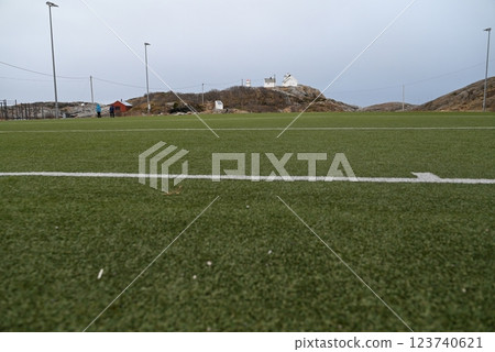 挪威羅弗敦群島亨寧斯韋爾足球場 123740621