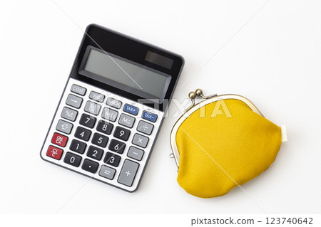 Calculator and wallet 123740642