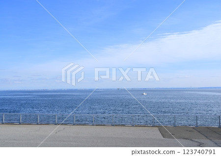 千葉縣浦安市千鳥海岸散步道 千葉縣浦安市千鳥海岸散步道 123740791