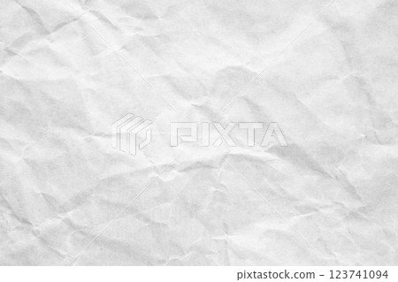 Abstract white crumpled and creased recycle craft paper texture background Abstract white crumpled and creased recycle craft paper texture background 123741094