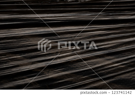Black plastic bag texture background 123741142