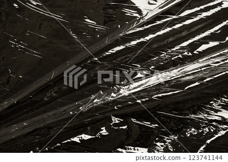 transparent plastic film wrap overlay texture background transparent plastic film wrap overlay texture background 123741144