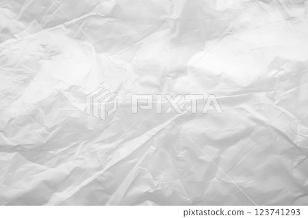 White plastic bag texture background 123741293
