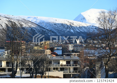 Norway Tromso cityscape Norway Tromso cityscape 123741424