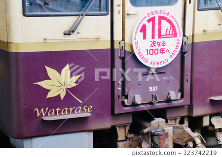 列車在車站排隊等候 [渡良瀨溪谷鐵道（桐生站）群馬縣桐生市巴町] 123742219