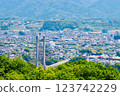 從山頂俯瞰的街景 [埼玉縣秩父市寺尾市秩父繆斯公園瞭望台] 123742229