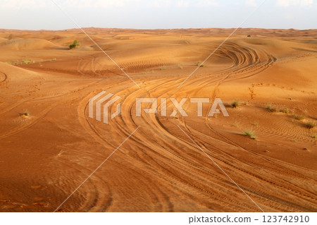 landscape in the Judean Desert in southern Israel landscape in the Judean Desert in southern Israel 123742910