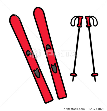 Ski Icon 123744026