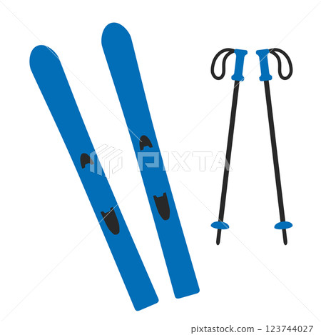 Ski Icon Ski Icon 123744027