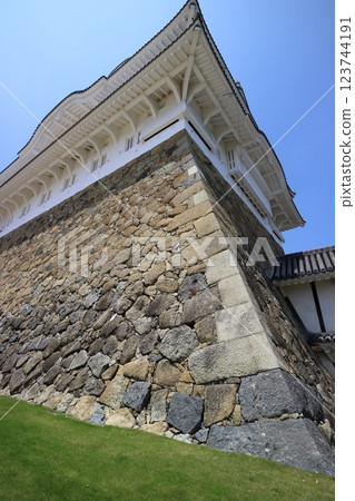 World Heritage castle tower stone walls 123744191