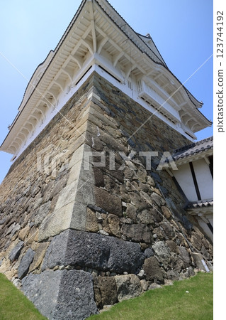 世界遺產 城堡 塔 石牆 世界遺產 城堡 塔 石牆 123744192