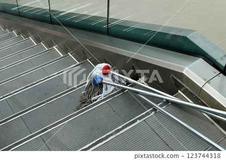 hand tools for wet cleaning of premises 123744318