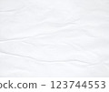 White  crumpled paper texture background 123744553